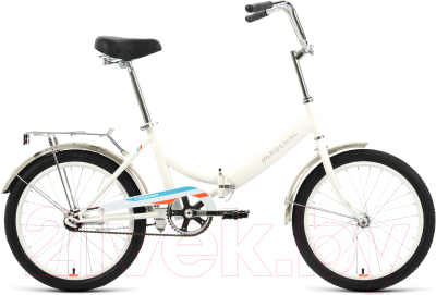 Велосипед Forward Arsenal 20 1.0 2022 / RBK22FW20529 (белый/оранжевый)