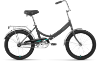 Велосипед Forward Arsenal 20 1.0 2022 / RBK22FW20526 (темно-серый/бирюзовый) - 