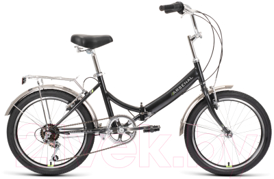 Велосипед Forward Arsenal 20 2.0 2022 / RBK22FW20533 (черный/зеленый)