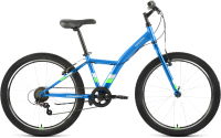 Велосипед Forward Dakota 24 1.0 2022 / RBK22FW24590 (голубой/ярко-зеленый) - 
