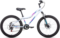 Велосипед Forward Iris 24 2.0 D 2022 / RBK22FW24733 (белый/розовый) - 
