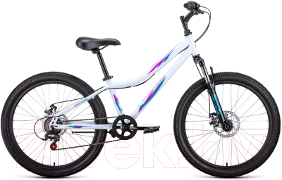 Велосипед Forward Iris 24 2.0 D 2022 / RBK22FW24733 (белый/розовый)
