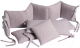 Бортик в кроватку Perina Soft Cotton / СК1/4-05.6 (серо-лиловый) - 