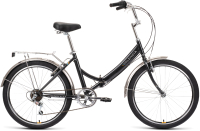 Велосипед Forward Valencia 24 2.0 2022 / RBK22FW24075 (черный/оранжевый) - 