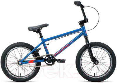 Детский велосипед Forward Zigzag 16 2022 / RBK22FW16085 (синий/оранжевый)