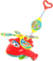 

Игрушка-каталка Наша игрушка, Самолетик с ручкой / M0546