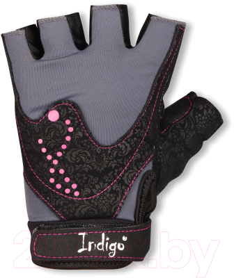 Перчатки для фитнеса Indigo SB-16-8056 (L, серый)