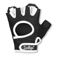 Перчатки для фитнеса Indigo SB-16-8208 (M, черный/белый) - 