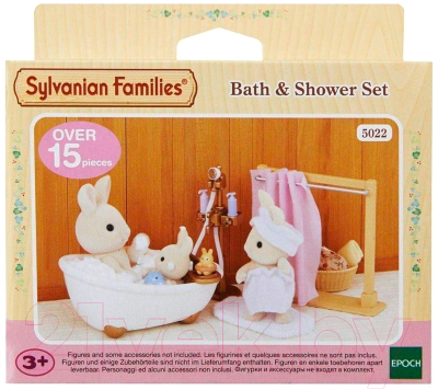 Комплект аксессуаров для кукольного домика Sylvanian Families Ванная комната / 5022