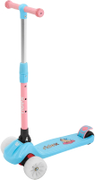 Самокат детский Ridex Juicy R 120/80мм (голубой/розовый) - 