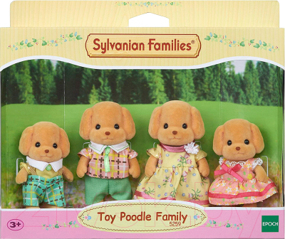 Набор фигурок коллекционных Sylvanian Families Семья той пуделей / 5259