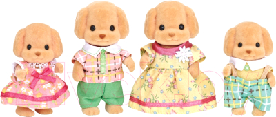 Набор фигурок коллекционных Sylvanian Families Семья той пуделей / 5259