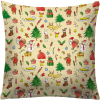 

Наволочка декоративная JoyArty, Новогодние игрушки / sl_378602