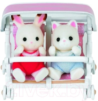 Коляска для куклы Sylvanian Families Для двойни / 4533