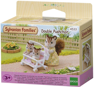 Коляска для куклы Sylvanian Families Для двойни / 4533
