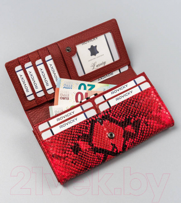 Портмоне Cedar 4U Cavaldi / PX24-DNH (красный)