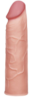 Насадка на пенис LoveToy Super-Realistic Penis Extension Sleeve / LV1050F (телесный) - 