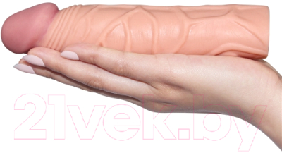 Насадка на пенис LoveToy Super-Realistic Penis Extension Sleeve / LV1051F