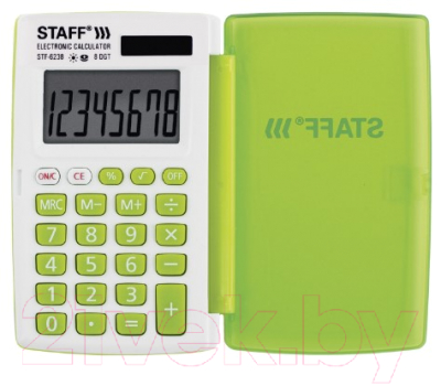 Калькулятор Staff STF-6238 (белый)