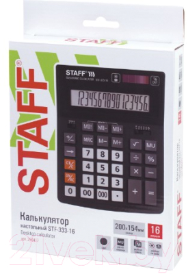 Калькулятор Staff Plus STF-333 / 250417 (16 разрядов)