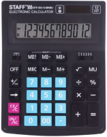 Калькулятор Staff Plus STF-333-BKBU (черный/синий) - 