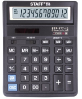 Калькулятор Staff STF-777 (черный) - 
