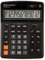 Калькулятор Brauberg Extra-12-BK / 250481 (черный) - 