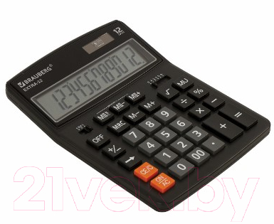 Калькулятор Brauberg Extra-12-BK / 250481 (черный)