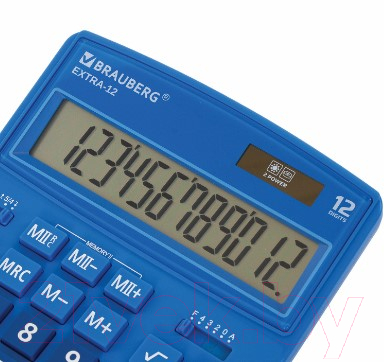 Калькулятор Brauberg Extra-12-BU / 250482 (синий)