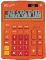 Калькулятор Brauberg Extra-12-RG / 250485 (оранжевый) - 