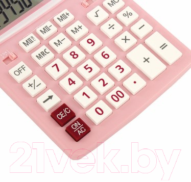 Калькулятор Brauberg Extra Pastel-12-PK / 250487 (розовый)