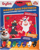 

Картина по номерам MultiArt, Буба / 100CANV17X23-B1