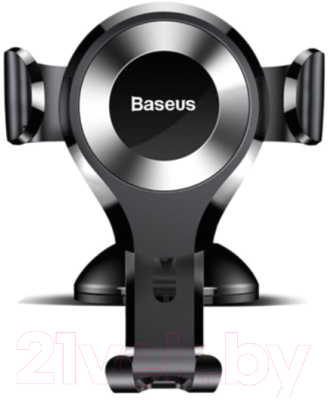 Держатель для смартфонов Baseus Metal Age Gravity / SUYL-XP0S (черный/серебристый)