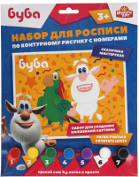 

Картина по номерам MultiArt, Буба / 100CANV17X23-B2