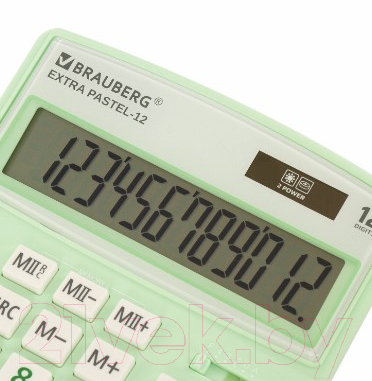 Калькулятор Brauberg Extra Pastel-12-LG / 250488 (мятный)
