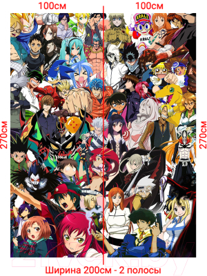 Фотообои листовые Arthata Fotooboi-Anime-140 (200x270)