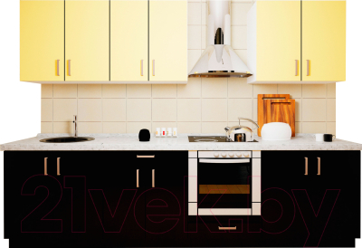 

Готовая кухня Хоум Лайн, Кристалл 2.9