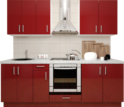 

Готовая кухня Хоум Лайн, Кристалл 2.1