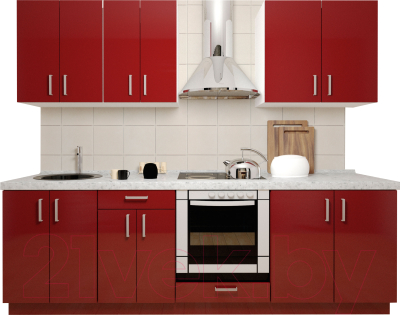 

Готовая кухня Хоум Лайн, Кристалл 2.5