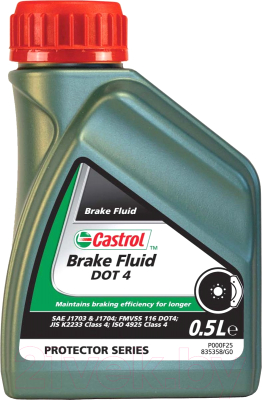 Тормозная жидкость Castrol Brake Fluid DOT 4 155BD0/15CD18 (0.5л)