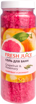 Соль для ванны Fresh Juice Грейпфрут и розмарин (700г)