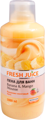 Пена для ванны Fresh Juice Бананово-манговый мусс (1л)