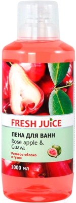Пена для ванны Fresh Juice Розовое яблоко и гуава (1л)