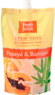 Пена для ванны Fresh Juice Папайя и бамбук (500мл)