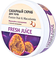 

Скраб для тела Fresh Juice, Сахарный маракуйя и макадамия