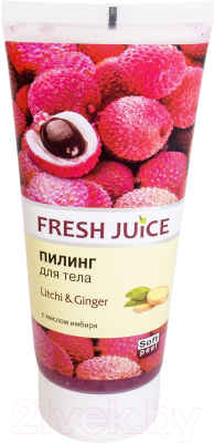 

Скраб для тела Fresh Juice, Личи и имбирь