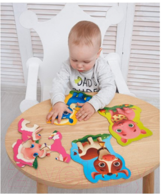 Развивающая игра Roter Kafer Baby Puzzle Maxi Ферма / RK1210-01