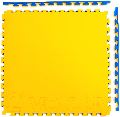 Гимнастический мат DFC ППЭ-2040 / 12284 (синий/желтый)