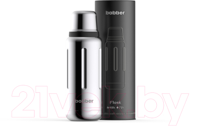 Термос для напитков Bobber Flask-1000 Glossy (зеркальный)