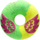 Бомбочка для ванны Лаборатория Катрин Амурные пончики Маракуйя-персик  (180г) - 